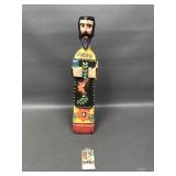 15in Hand-carved Guatemalan Wooden Statue Of