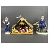 Vintage Nativity Barn Scene & More