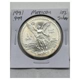 1oz .999 Fine Silver Mexican Coin