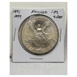 1oz .999 Fine Silver Mexican Coin