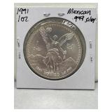 1oz .999 Fine Silver Mexican Coin
