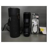 Vivitar 85-205mm F/3/8 & Optical Filter + Cable