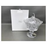 Vincennes Lead Crystal Footed Candy Dish