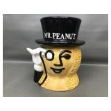 Nabisco Mr Peanut Ceramic Cookie Jar