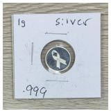 .999 Fine Silver 1 Gram Bar