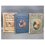 Antique 1910s Kids Readers & Red Feather Books