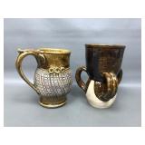 Hungarian? Ceramic Jug + Mug Decor