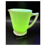 Vtg Custard Uranium Glass Measuring Cup