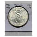 1oz .999 Fine Silver Mexican Coin