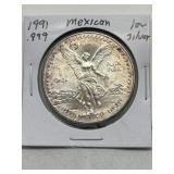 1oz .999 Fine Silver Mexican Coin