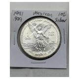 1oz .999 Fine Silver Mexican Coin