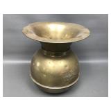 Vintage Union Pacific Railroad Brass Spitton