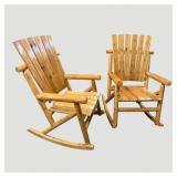 Outdoor Wood Adult Rocking Chairs