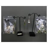 20 Pairs Swarovski Crystal Christmas Tree Earrings