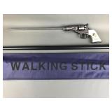 Metal Novelty Gun Cane 'billy The Kid'