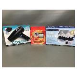 Remington Care Setter, Conair Hair Dryer & Clips