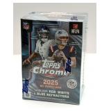 Sealed 2025 Topps Chrome NFL Trading Cards