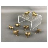 Vintage Brass Miniature Animals