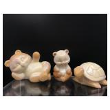 Vintage Fenton Caramel Chocolate Slag Glass