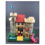 Fisher Price Family Castle W/dragon & Royalty