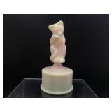 Fenton Art Glass Glowing Burmese Cat Figurine