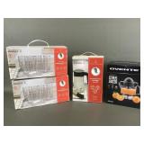Ovente Citrus Juicer & Glassware & More