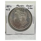 1881s Morgan Silver Dollar