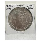 1884o Morgan Silver Dollar
