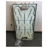 Vintage metal tabletop hockey foosball table