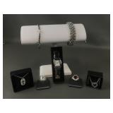 Avon Silver-toned Cross Bracelet, Watch, And More!