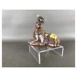 Fenton Handpainted Carnival Glass Foal
