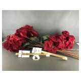 Poinsettia Decoration, Wreath Hangers, And More!