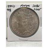 1884o Morgan Silver Dollar