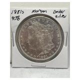 1881s Morgan Silver Dollar