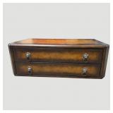 Lion head brassware ottoman style bench cabinet