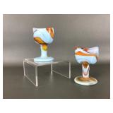 Vtg Mosser Slag Glass Eyewash Cups