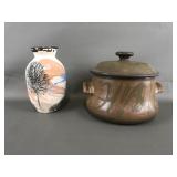1986 Seiverville Vase & Korean Soup Pottery