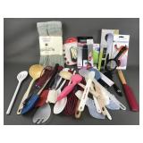 Lot Of Kitchen Utensils  & New Dishcloths