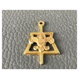 12k Gold Filled Boy Scouts Of America Key Award