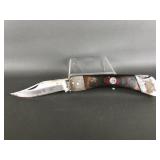 Vintage wooden glover knife