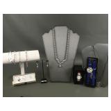 Breast cancer crusade ribbon tennis bracelet