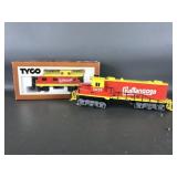 Vintage Tyco Chattanooga Train Engine And Car