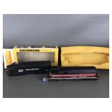 Vintage Rock Island Train Engine And Bachmann Car