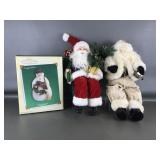Adorable Stuffed Santa Shelf Sitters & More