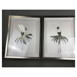 Black Swan Ballerina Shadow Box Wall Art