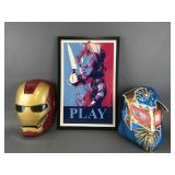 Framed Chucky Poster, Iron Man Mask, And More!
