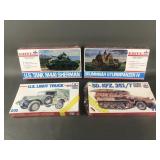 Esci Ertl Military Vehicles Tank M4a1 Sherman