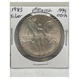 1oz .999 Mexican Silver Coin