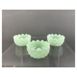 Vintage Jadeite Salt Cellars