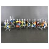 Vintage 1982 Peyo Smurfs Drinking Glasses